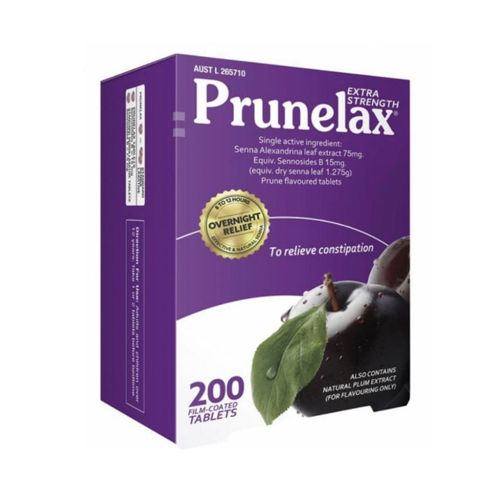 【現貨優惠】澳洲 Prunelax 天然植物纖維西梅錠 200粒